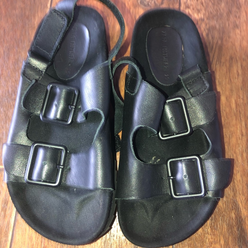 Zara kids black sandals
